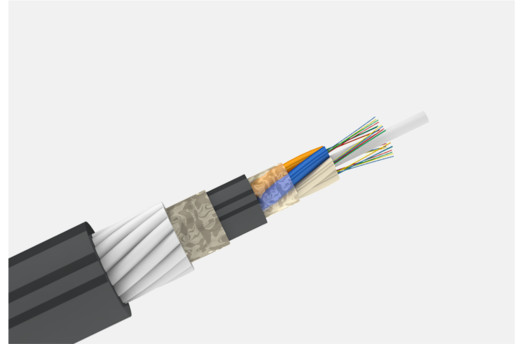 Огнестойкий универсальный диэлектрический (кабель ДПД) 24 волокна