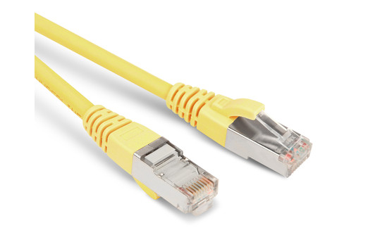 Hyperline PC-LPM-STP-RJ45-RJ45-C6-1.5M-LSZH-YL Патч-корд U/FTP, экранированный, Cat.6 (100% Fluke Component Tested), LSZH, 1.5 м, желтый