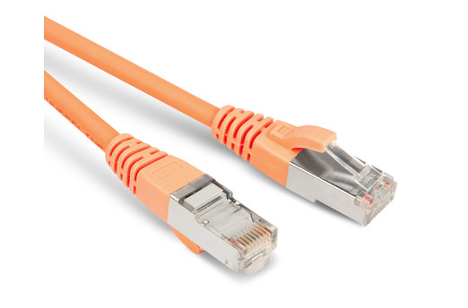 Hyperline PC-LPM-STP-RJ45-RJ45-C6-1.5M-LSZH-OR Патч-корд U/FTP, экранированный, Cat.6 (100% Fluke Component Tested), LSZH, 1.5 м, оранжевый