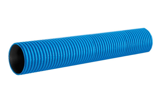 Труба для защиты кабеля гибкая тип 750 синяя d=125мм (50м, муфта)