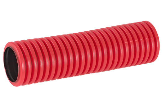 Труба для защиты кабеля гибкая тип 450 красная d=63мм (50м, муфта)